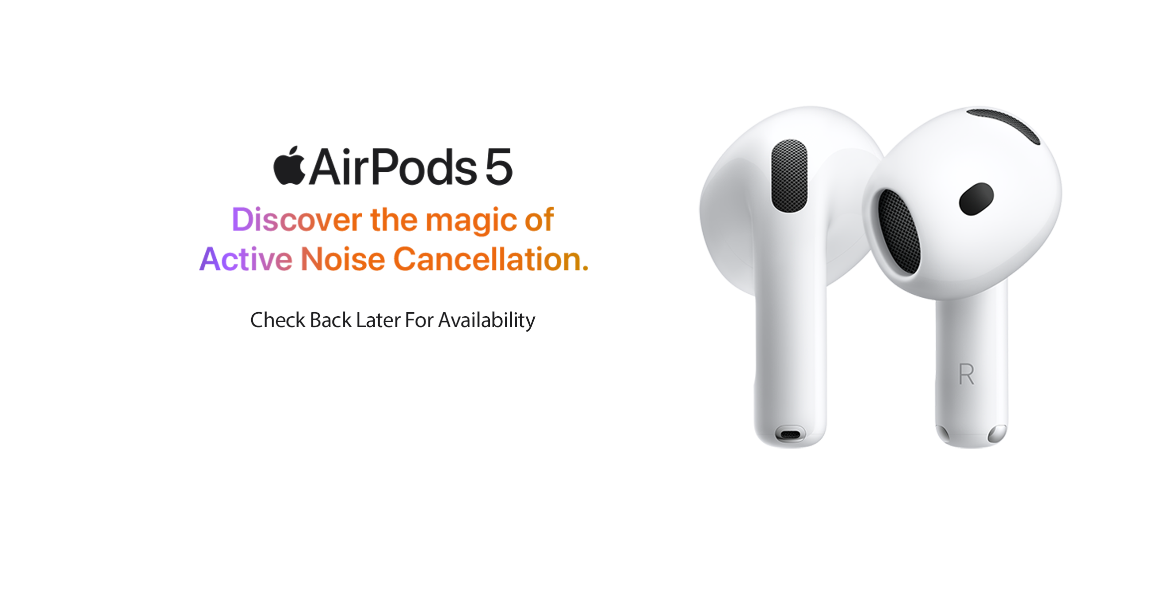 Bientot disponible, Airpods 5